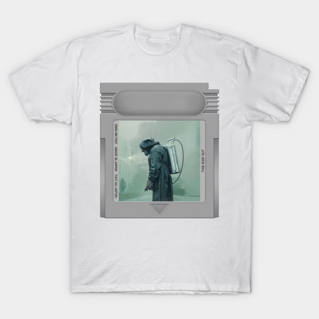 Chernobyl Game Cartridge T-Shirt by PopCarts